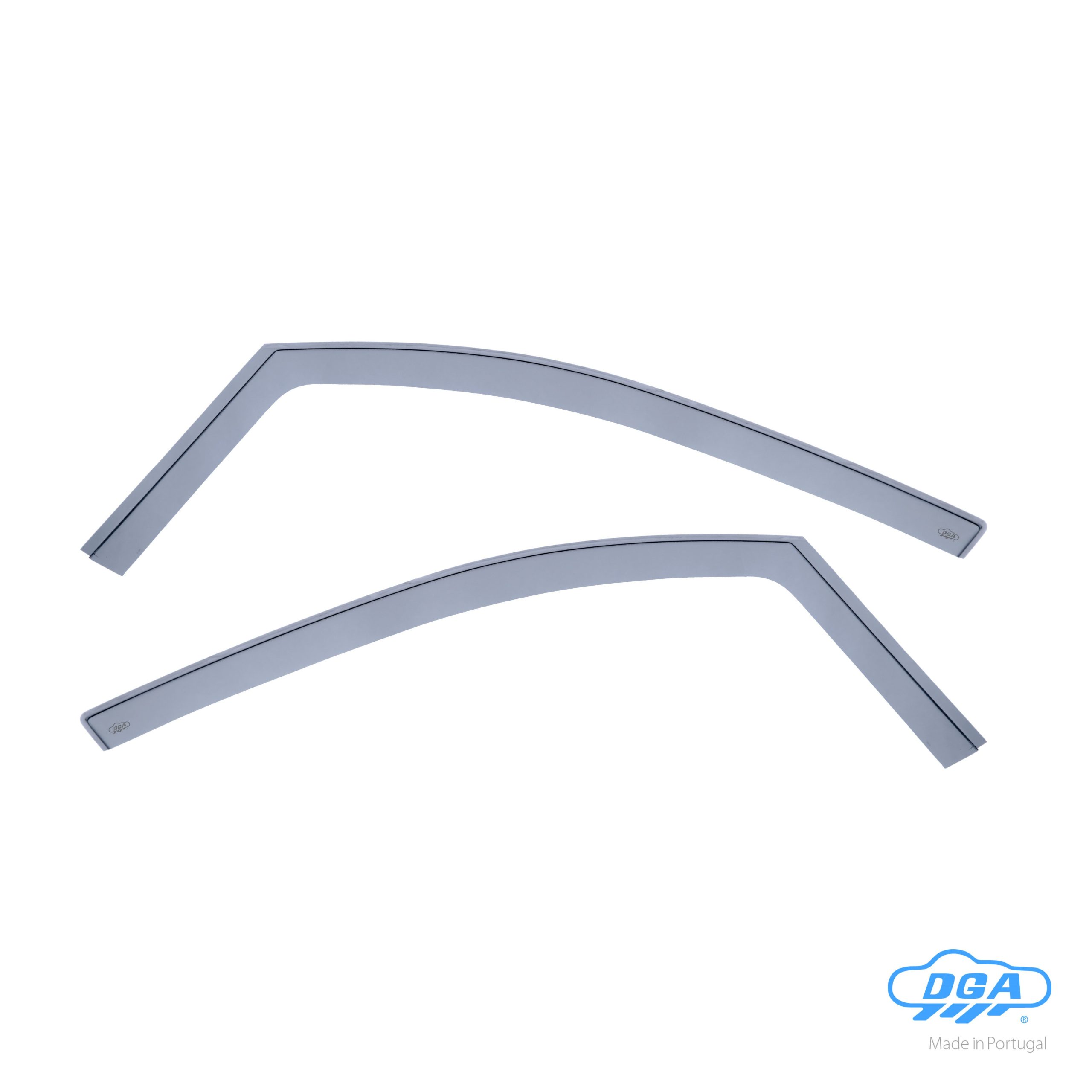 Set deflettori aria anteriori ad incastro, tipo lungo - compatibile per Peugeot 208 3p (04/12>07/18)