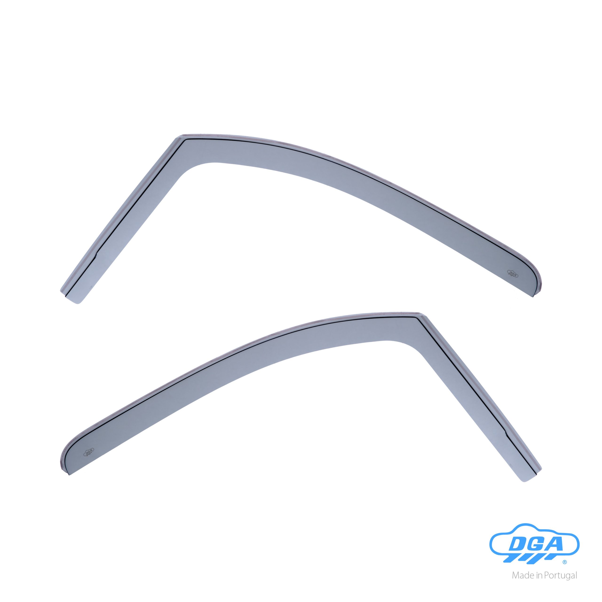 Set deflettori aria anteriori ad incastro, tipo lungo - compatibile per Peugeot Partner (09/18>) - Peugeot Rifter (08/18>01/22)