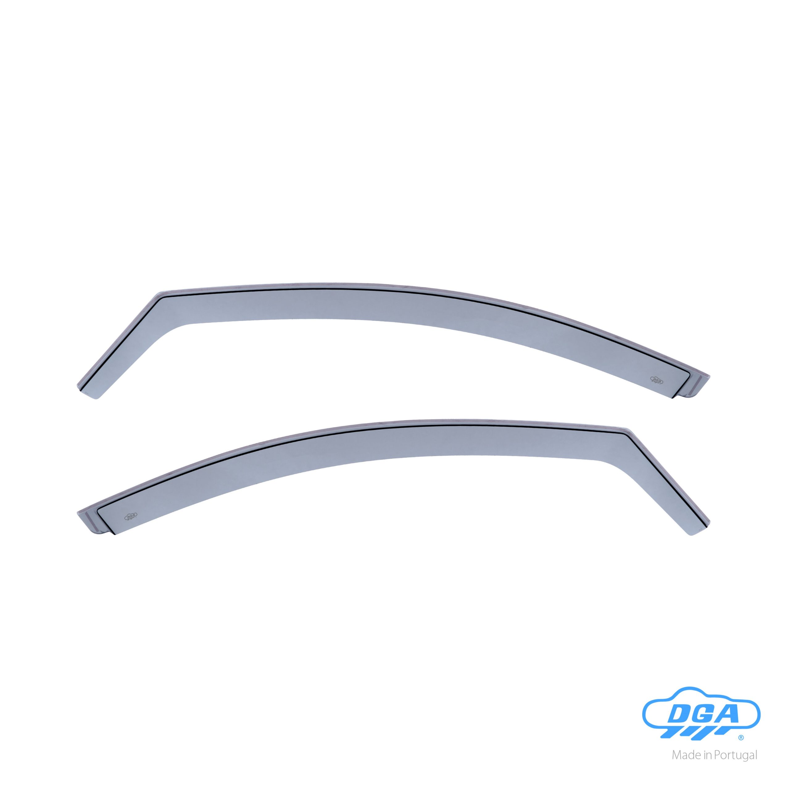 Set deflettori aria anteriori ad incastro, tipo lungo - compatibile per Renault Megane III 5p (11/08>12/15) - Renault Megane III Sportour (09/09>09/16)