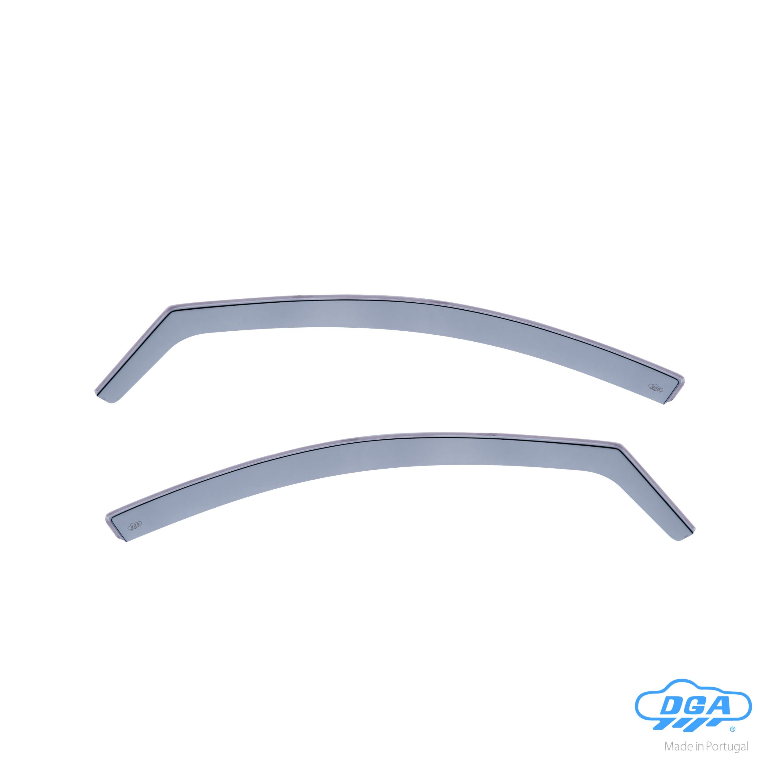 Set deflettori aria anteriori ad incastro, tipo lungo - compatibile per Skoda Rapid 5p (01/13>12/14) - Skoda Rapid Spaceback (11/13>04/19)