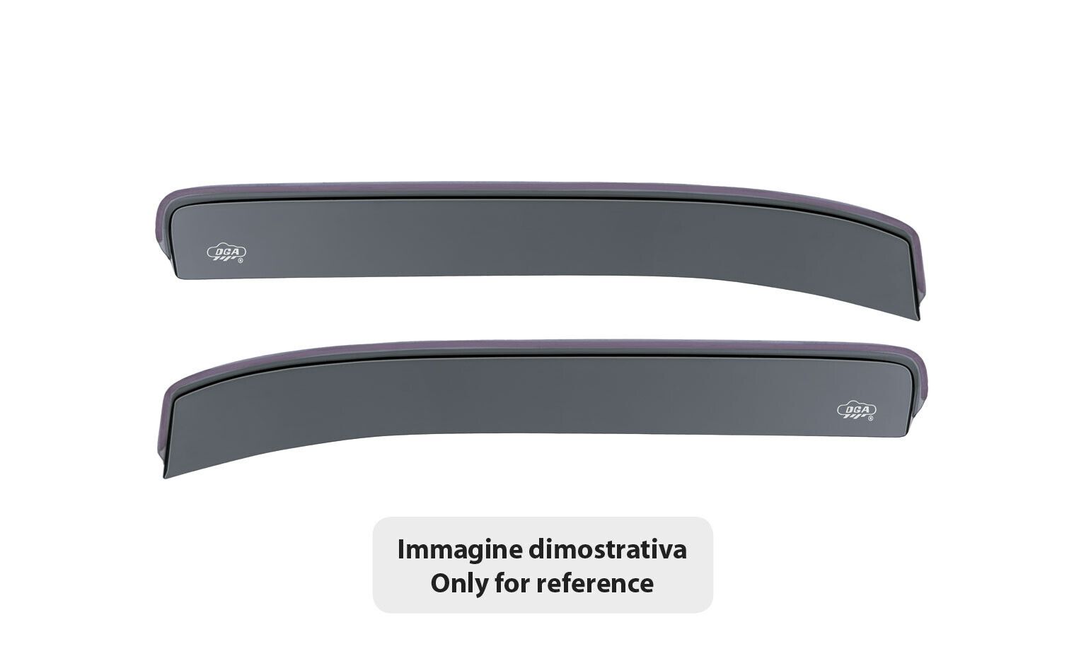 Set deflettori aria posteriori ad incastro - compatibile per Bmw X5 (E70) (03/07>09/13) - Bmw X5 (F15) (10/13>07/18)