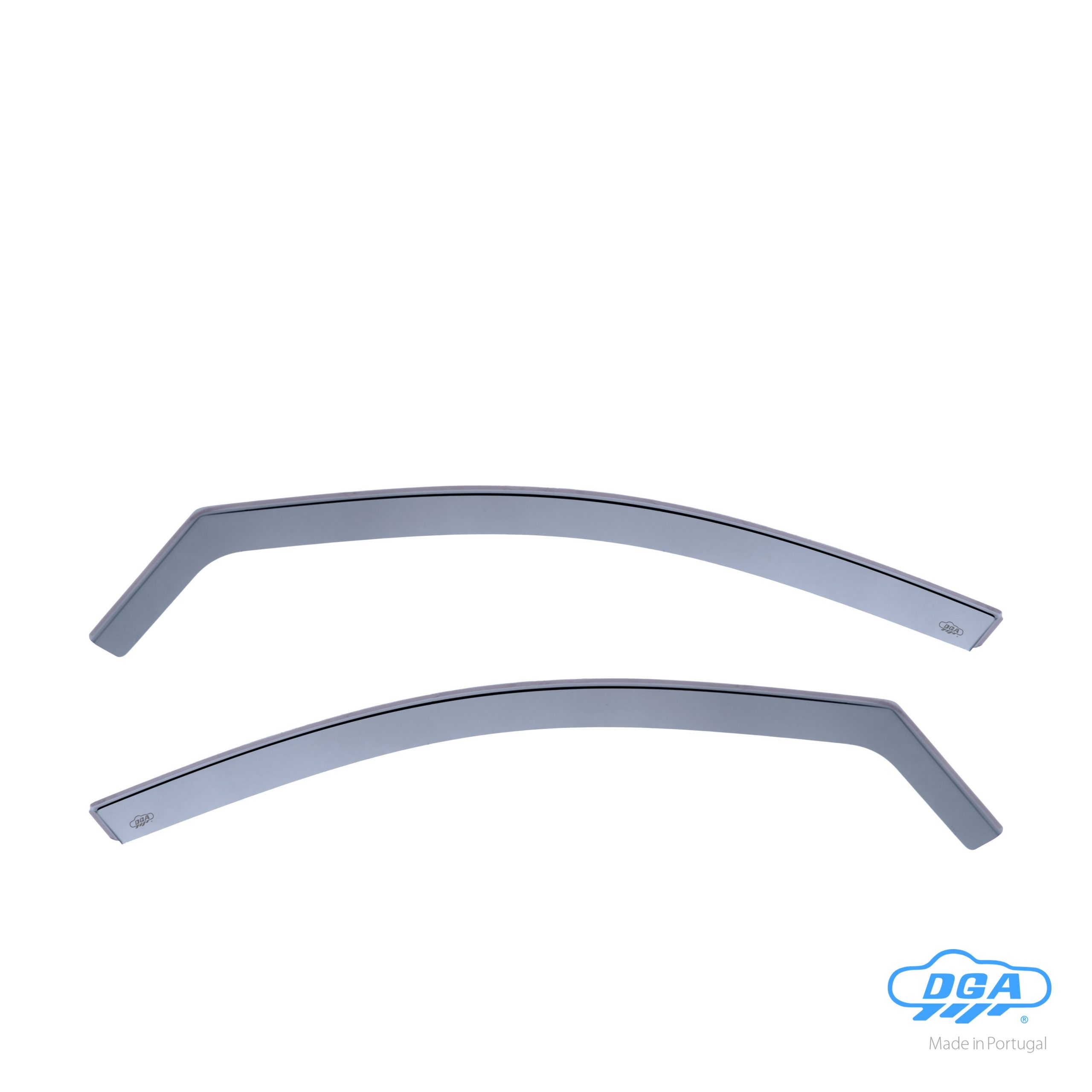 Set deflettori aria anteriori ad incastro, tipo lungo - compatibile per Volkswagen Golf VII 5p (11/12>12/19) no specchietti retrovisori elettrici - Volkswagen Golf VII Variant (10/13>05/20) no specch