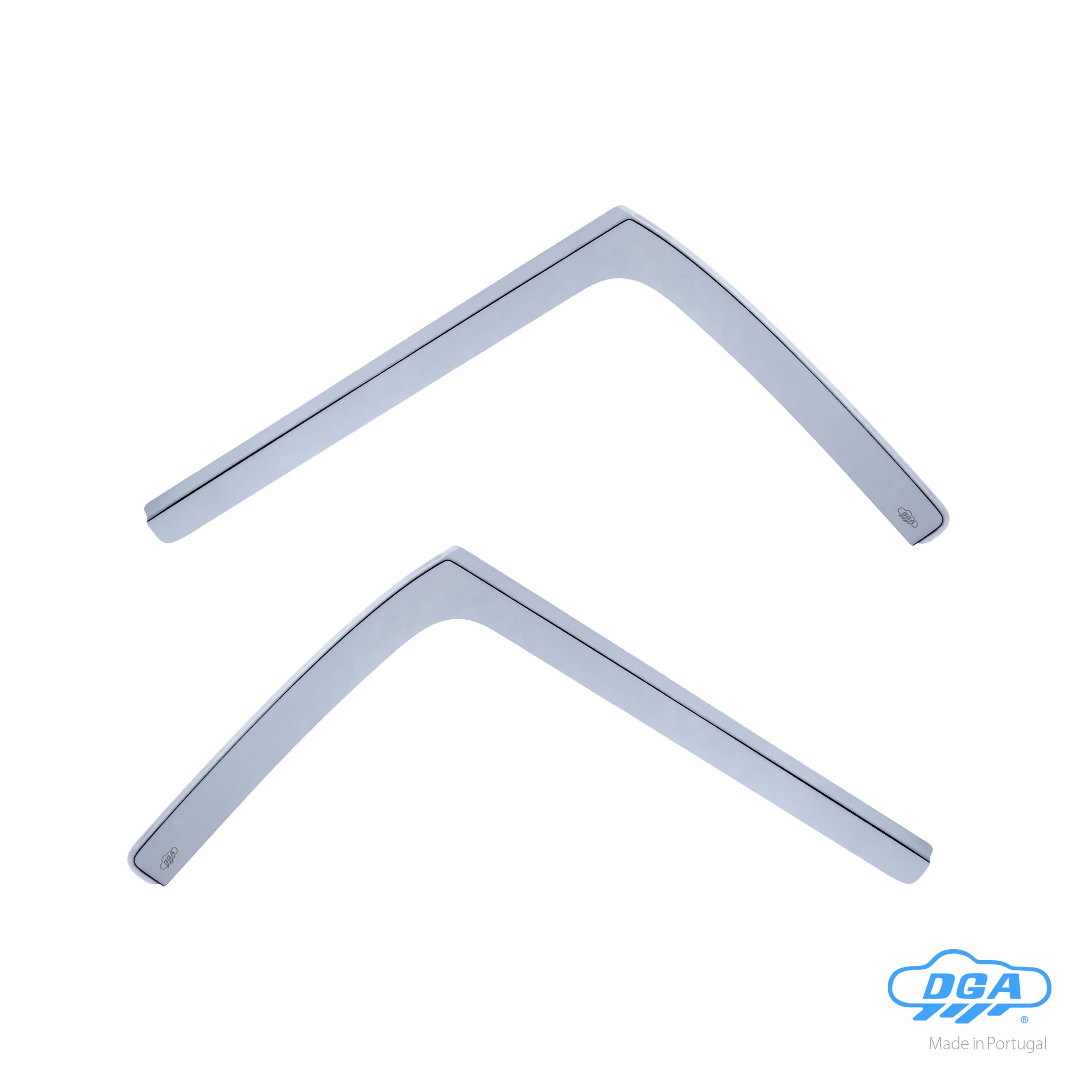 Set deflettori aria anteriori ad incastro, tipo lungo - compatibile per Man TGE (04/17>) - Volkswagen Crafter (01/17>)