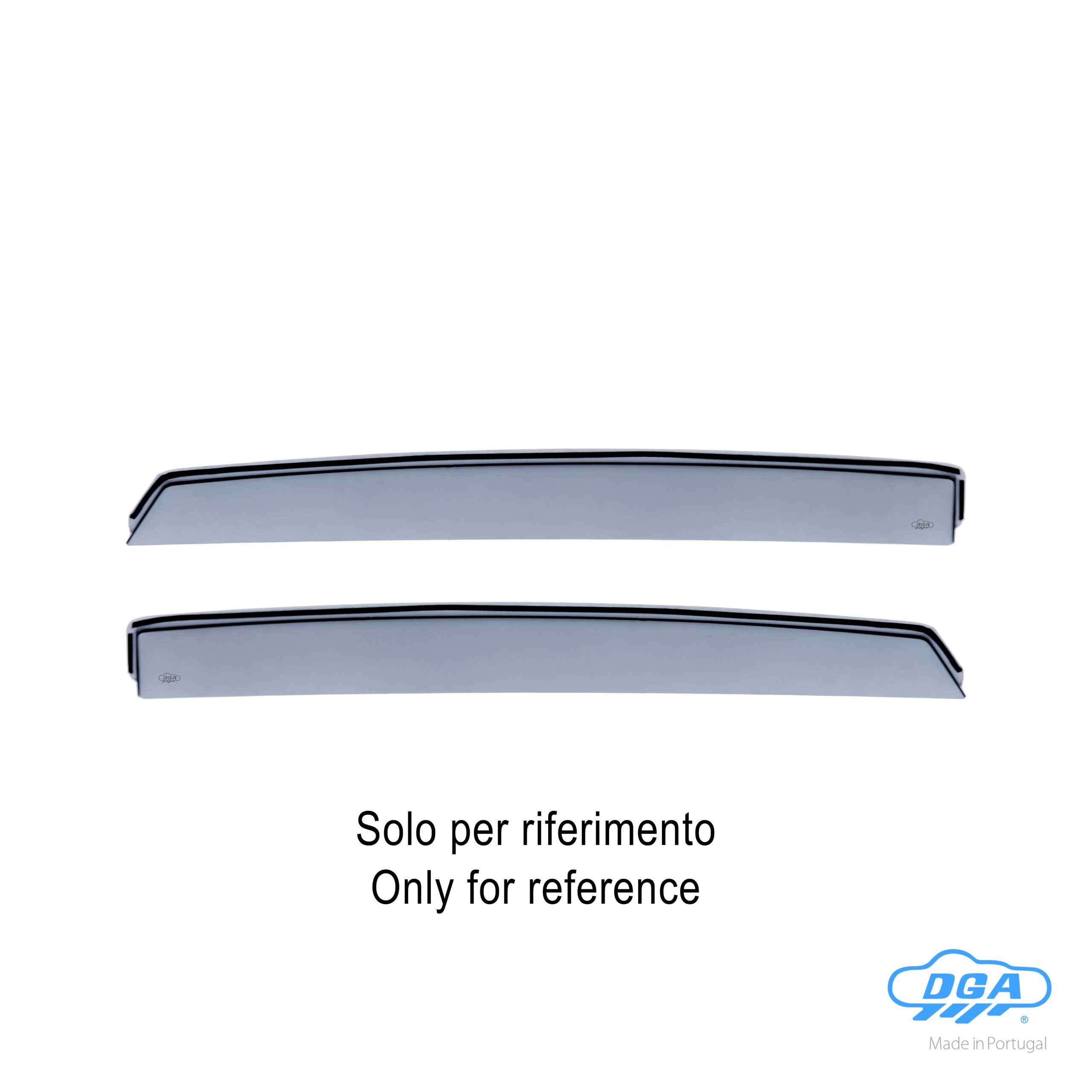 Set deflettori aria posteriori ad incastro - compatibile per MG ZS Classic (03/21>) EV