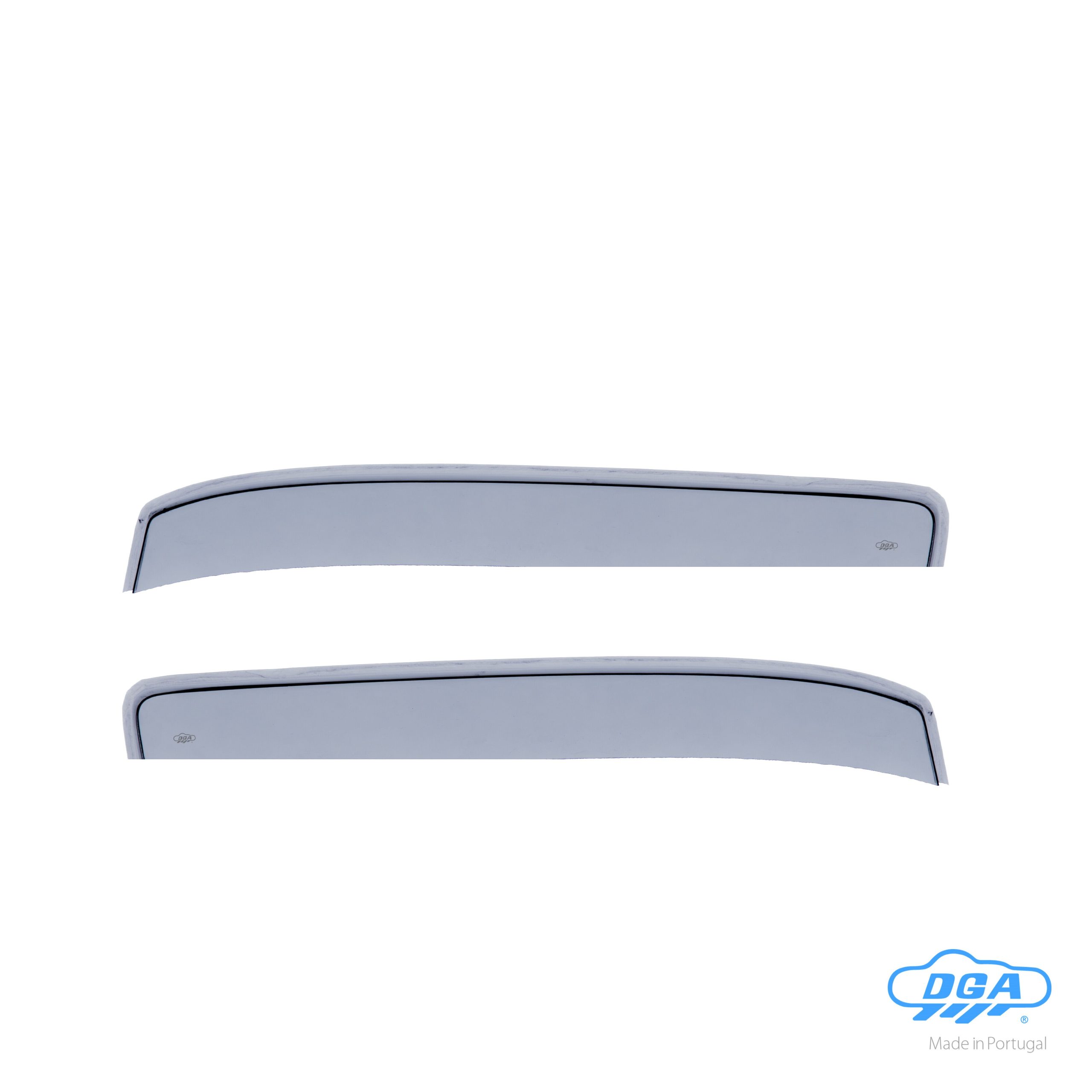 Set deflettori aria anteriori ad incastro, tipo corto - compatibile per Ford Tourneo Custom (10/12>07/23) - Ford Transit Custom (10/12>08/23)