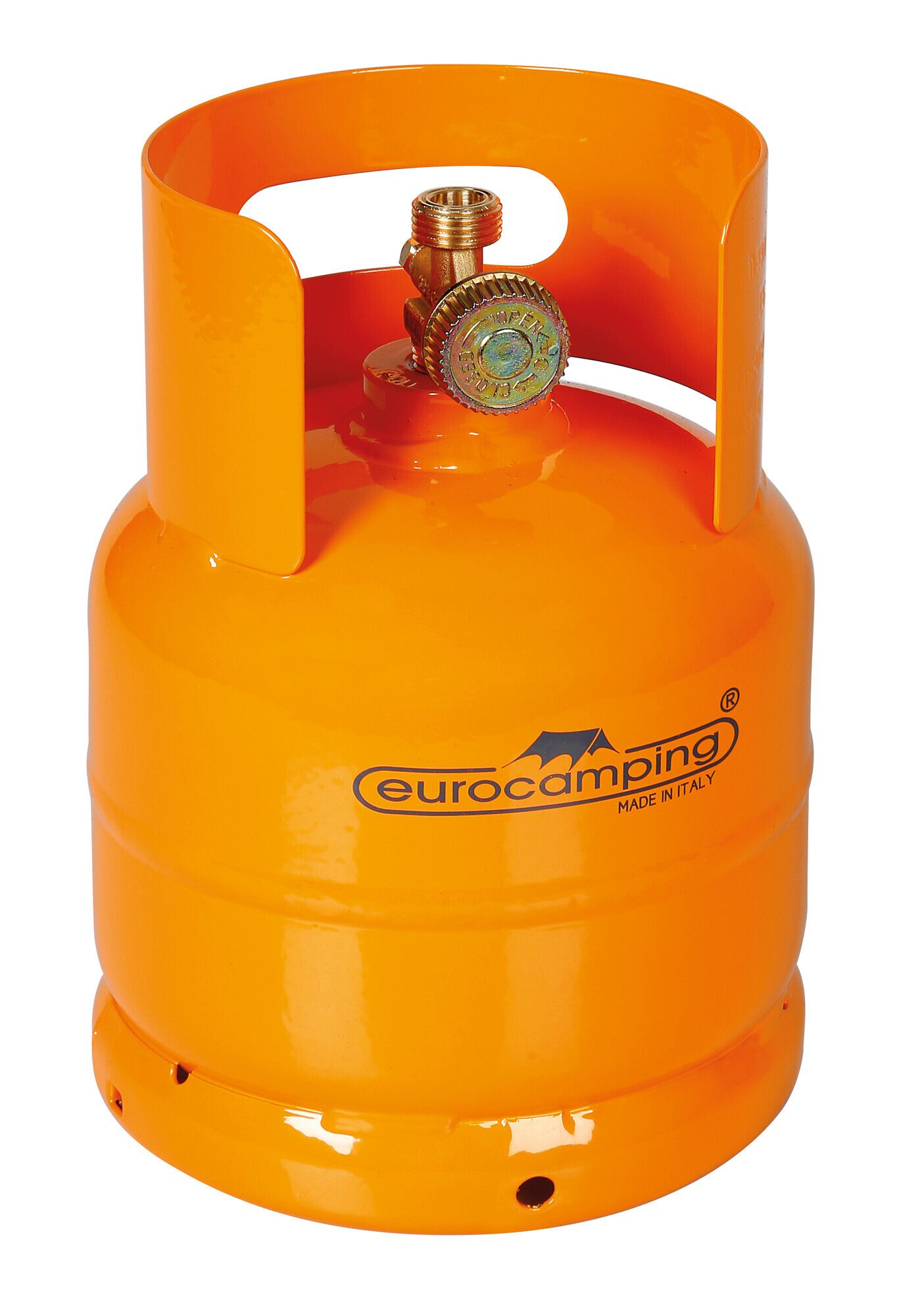 Bombola GPL, uscita rubinetto verticale, attacco W20 x 1/14” sx maschio - 1 Kg (2,5 L)