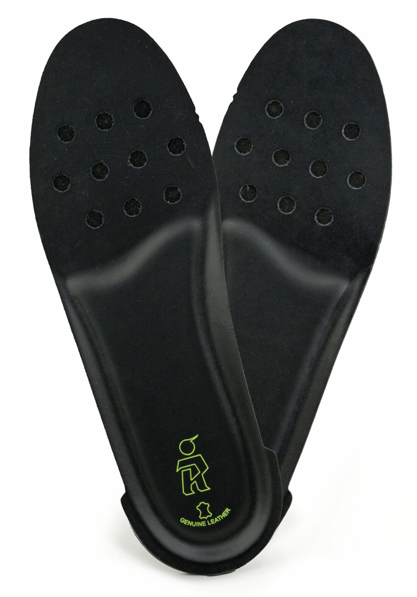 Solette Antistatiche in Memory Foam con rivestimento in Vera Pelle - EU 41 - UK 7