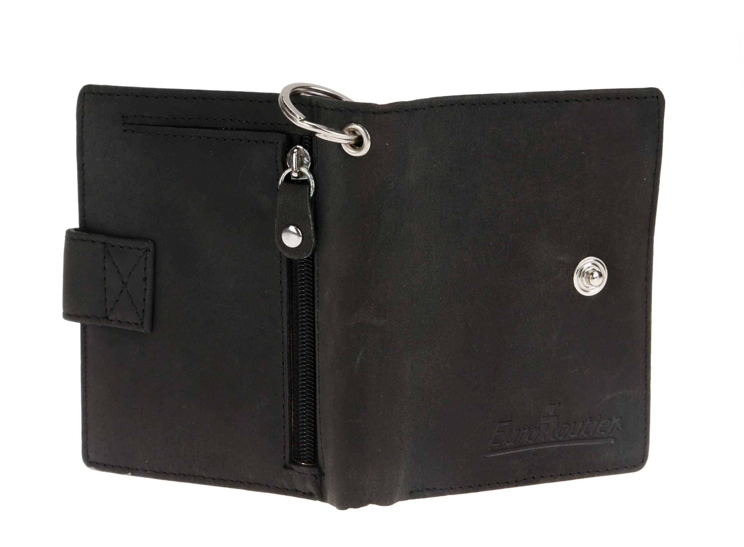 Biker wallet, portafoglio - Nero - Image 3