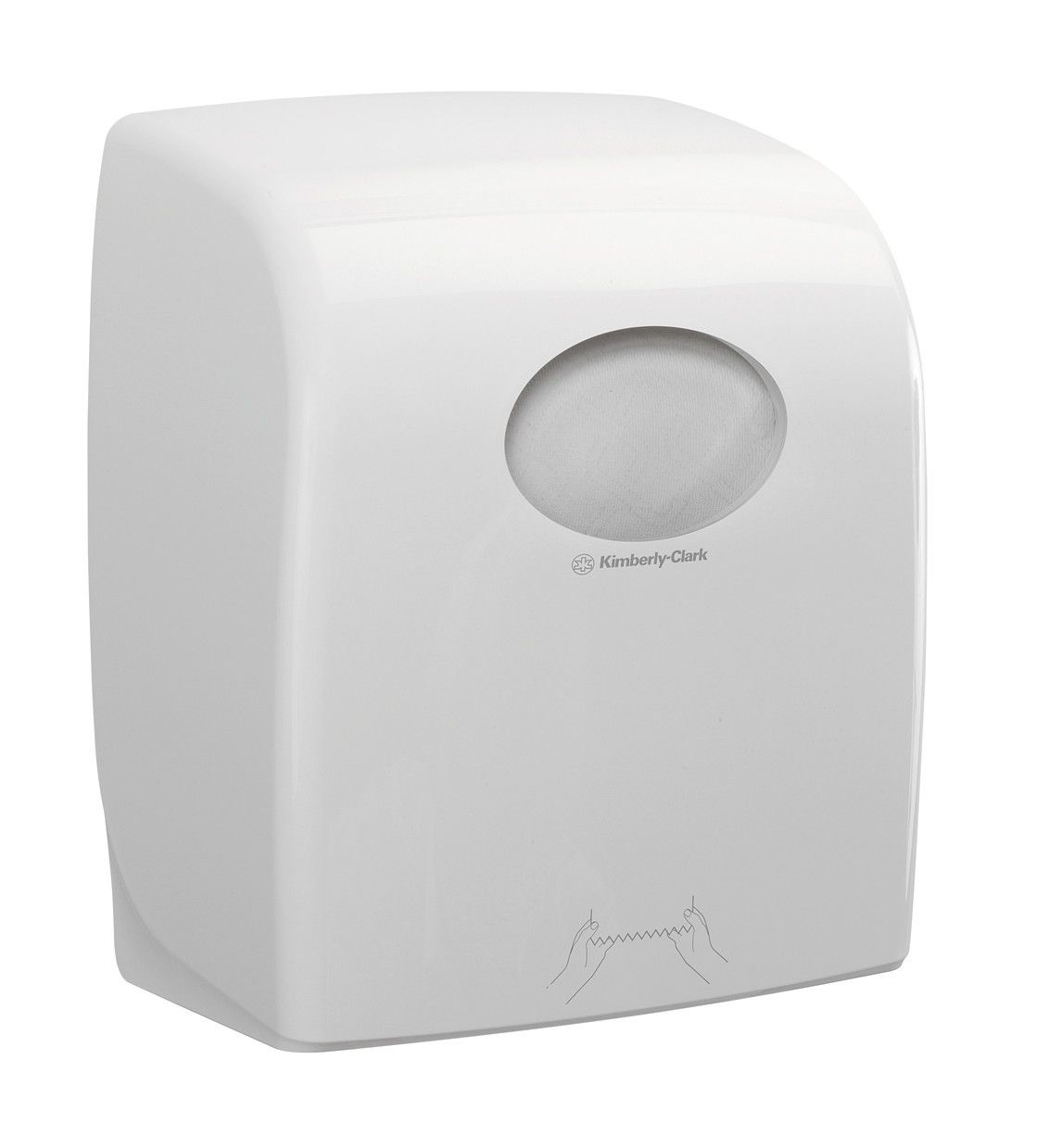 Dispenser in plastica per asciugamani di carta in rotolo XL