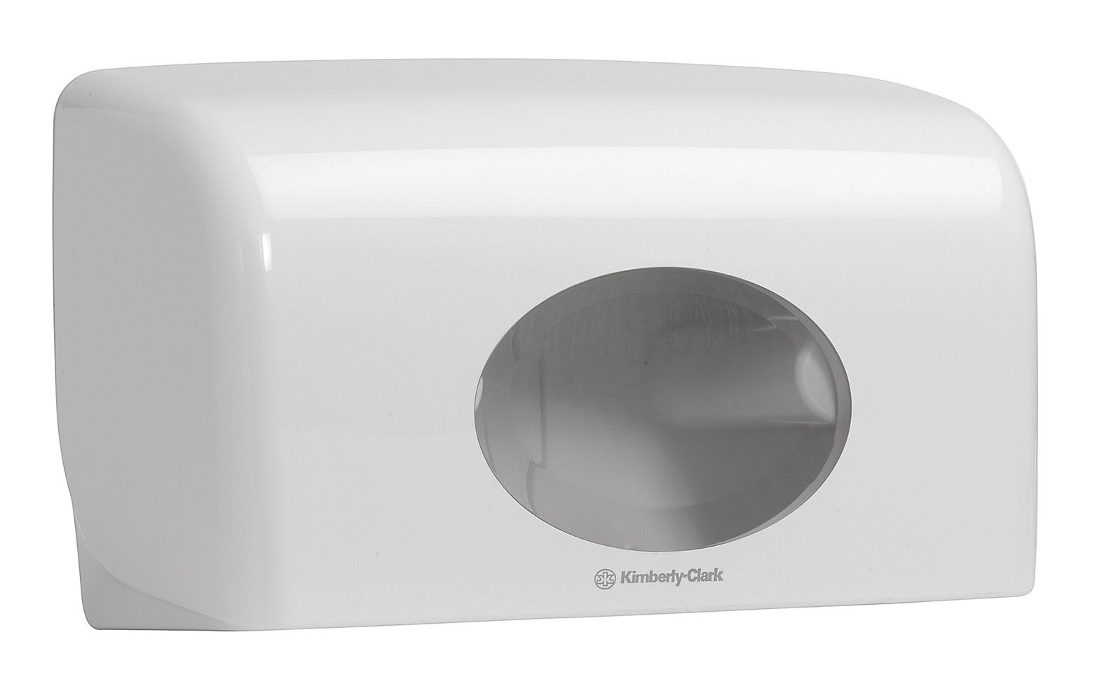 Dispenser in plastica per carta igienica (capacità 2 rotoli)