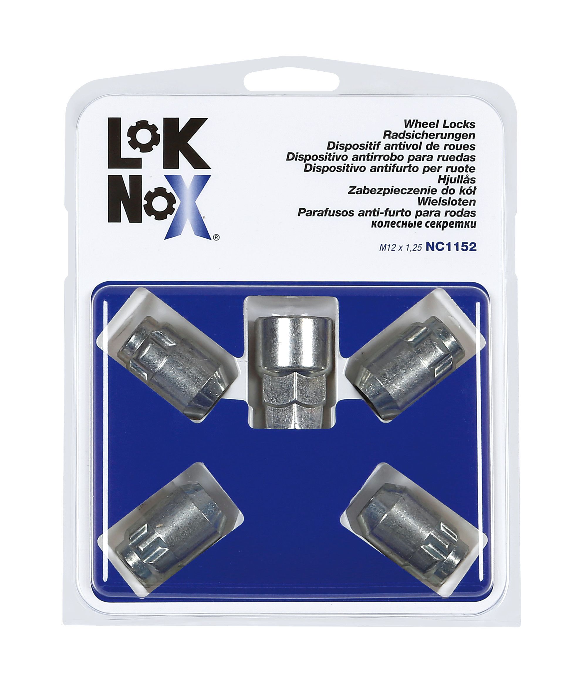 Dadi conici, kit 4 pz - Lok-Nox - F060 - F110