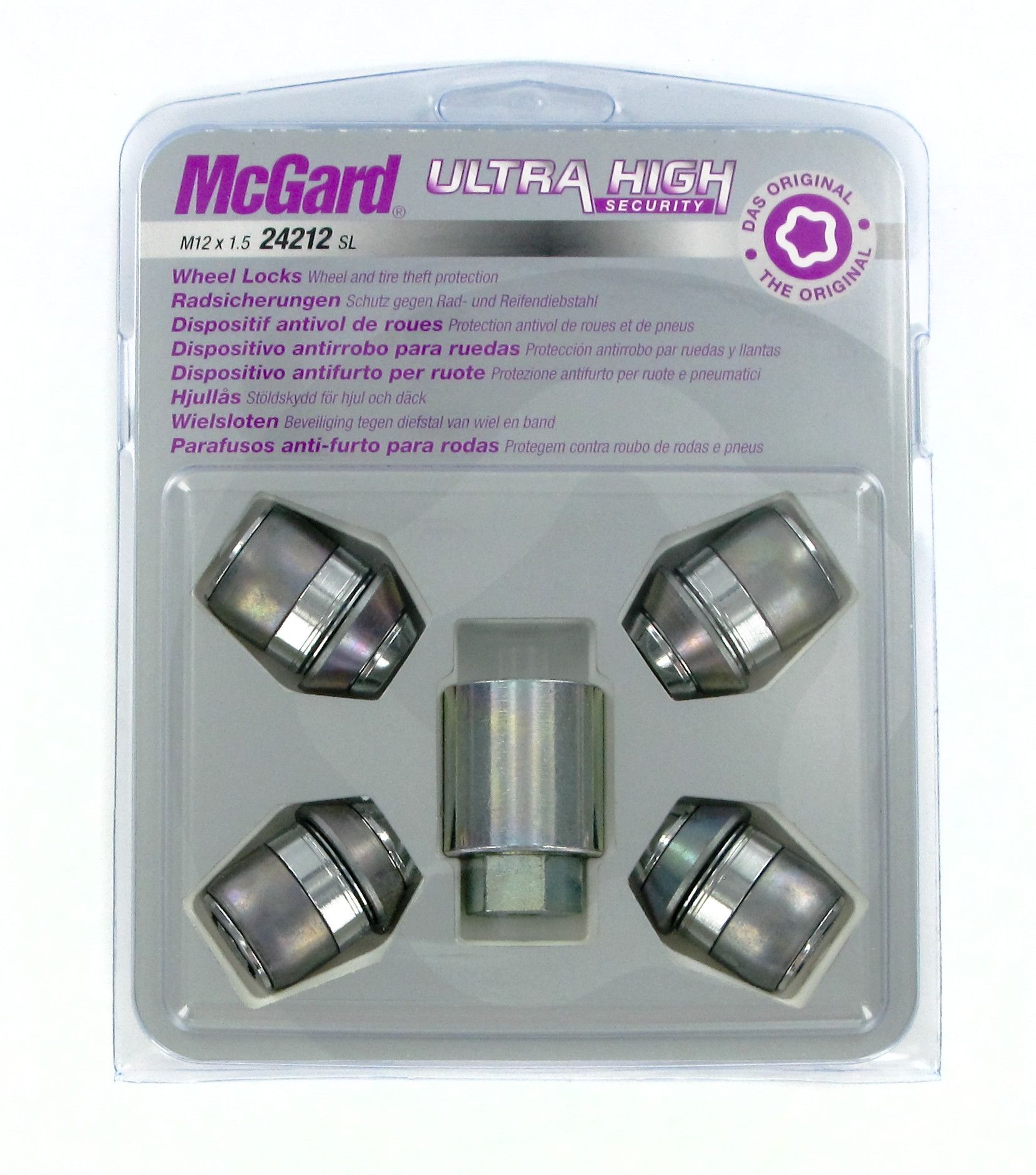 Dadi Conici con rondella flottante, kit 4 pz - Ultra High Security - H010