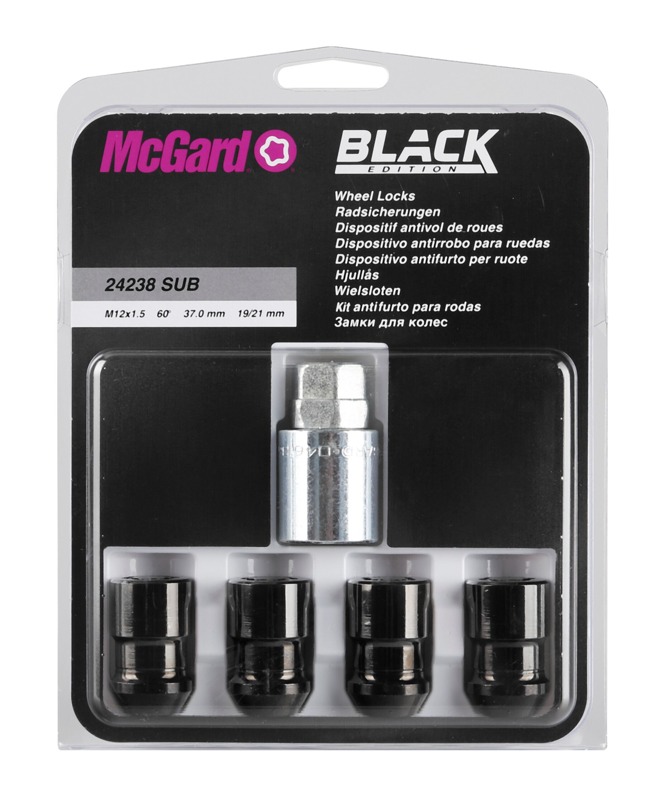 Dadi conici, kit 4 pz - Black Edition - F170