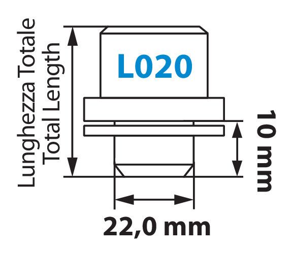 Dadi piatti, kit 4 pz - Original - L020