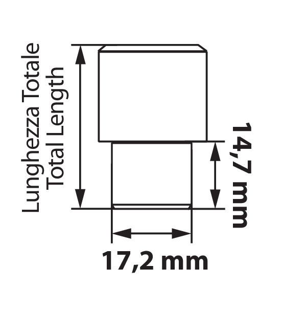 Dadi piatti, kit 5 pz - Ultra High Security - J030