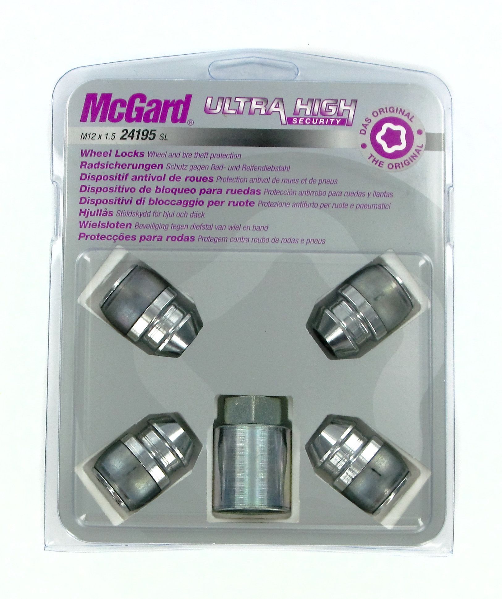 Dadi conici, kit 4 pz - Ultra High Security - F200