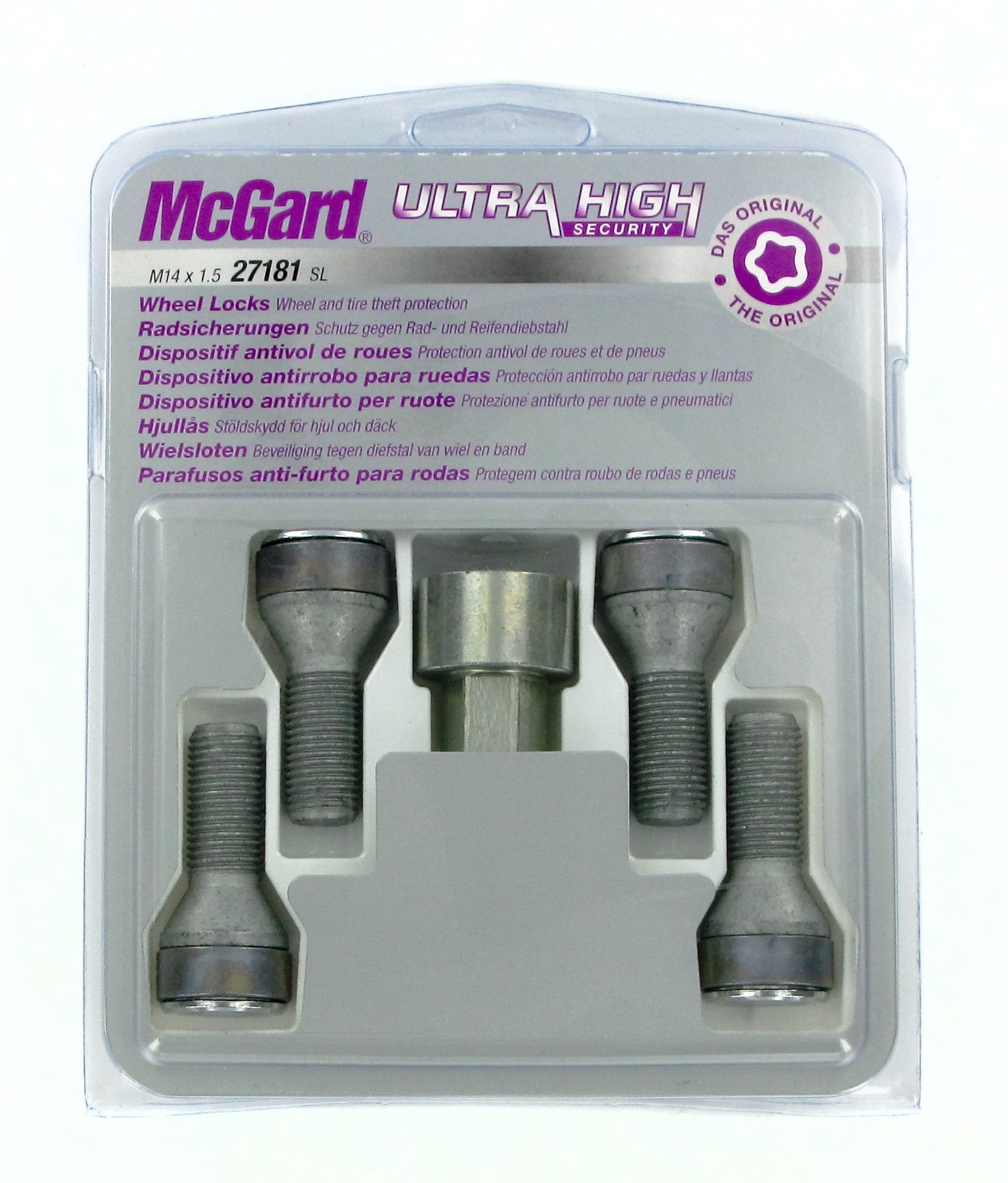 Bulloni conici, kit 4 pz - Ultra High Security - A290