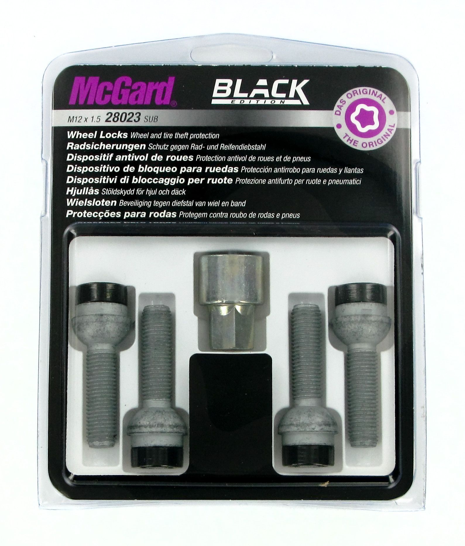 Bulloni sferici, kit 4 pz - Black Edition - E050