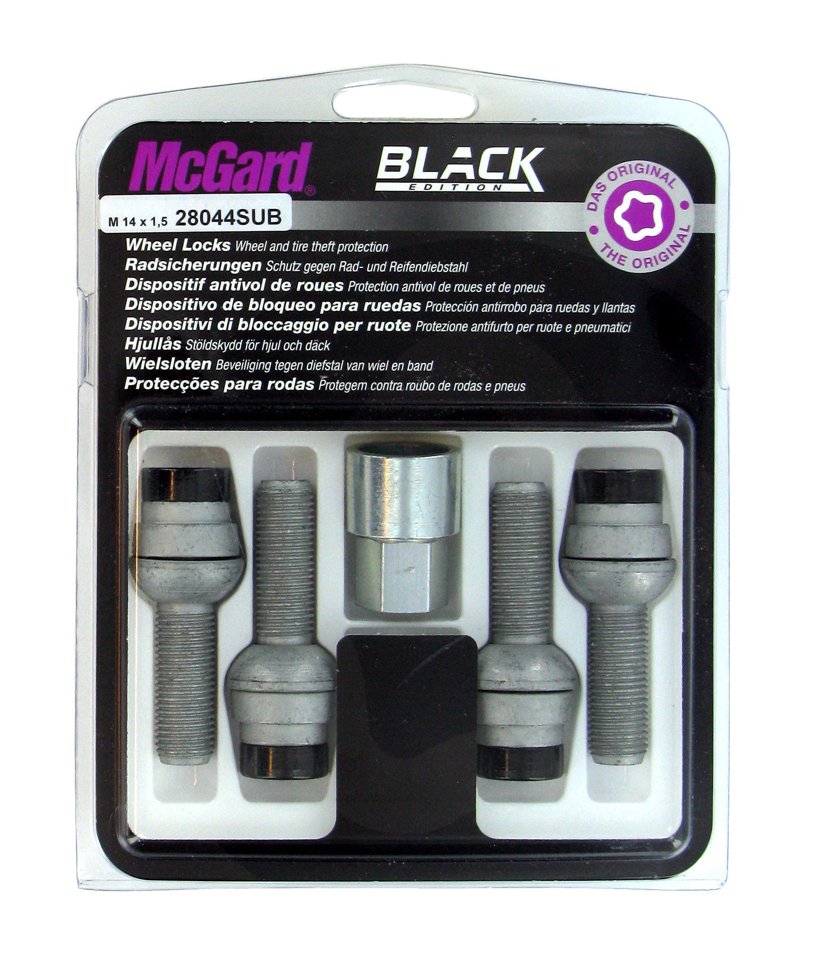 Bulloni sferici, kit 4 pz - Black Edition - E170