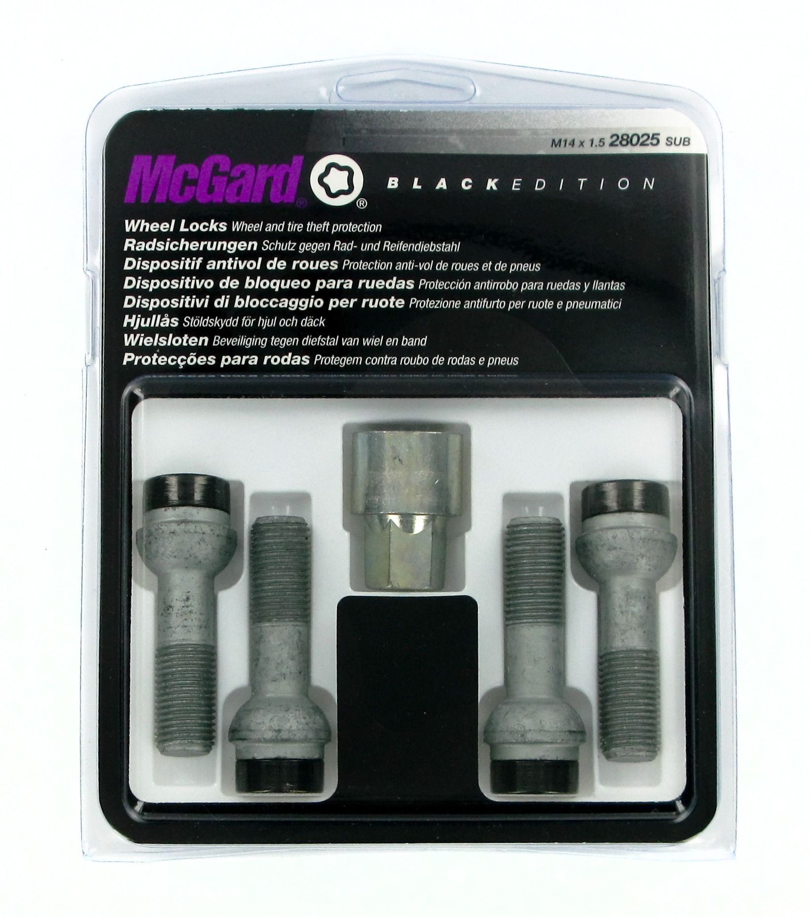 Bulloni sferici, kit 4 pz - Black Edition - E120