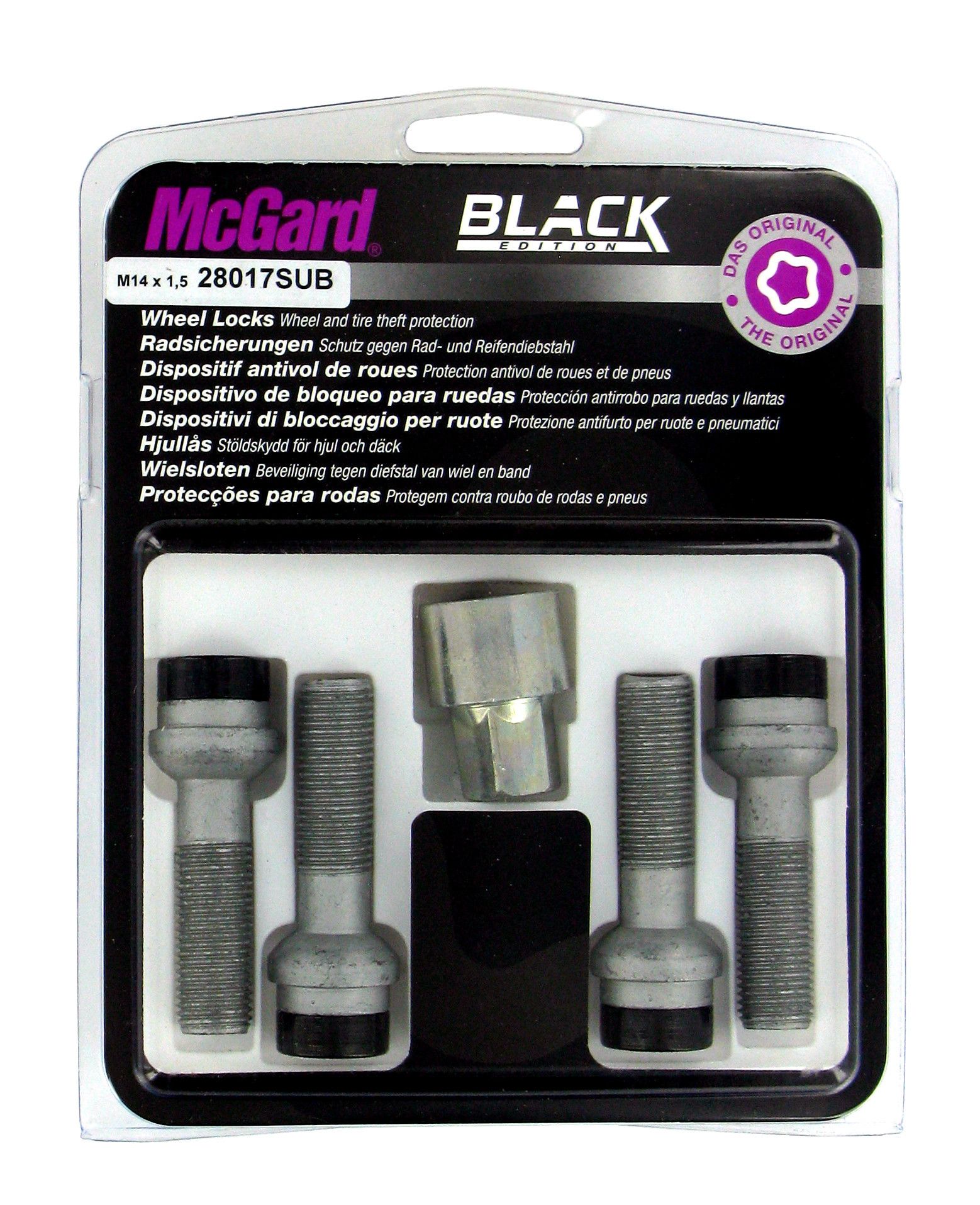 Bulloni sferici, kit 4 pz - Black Edition - E130
