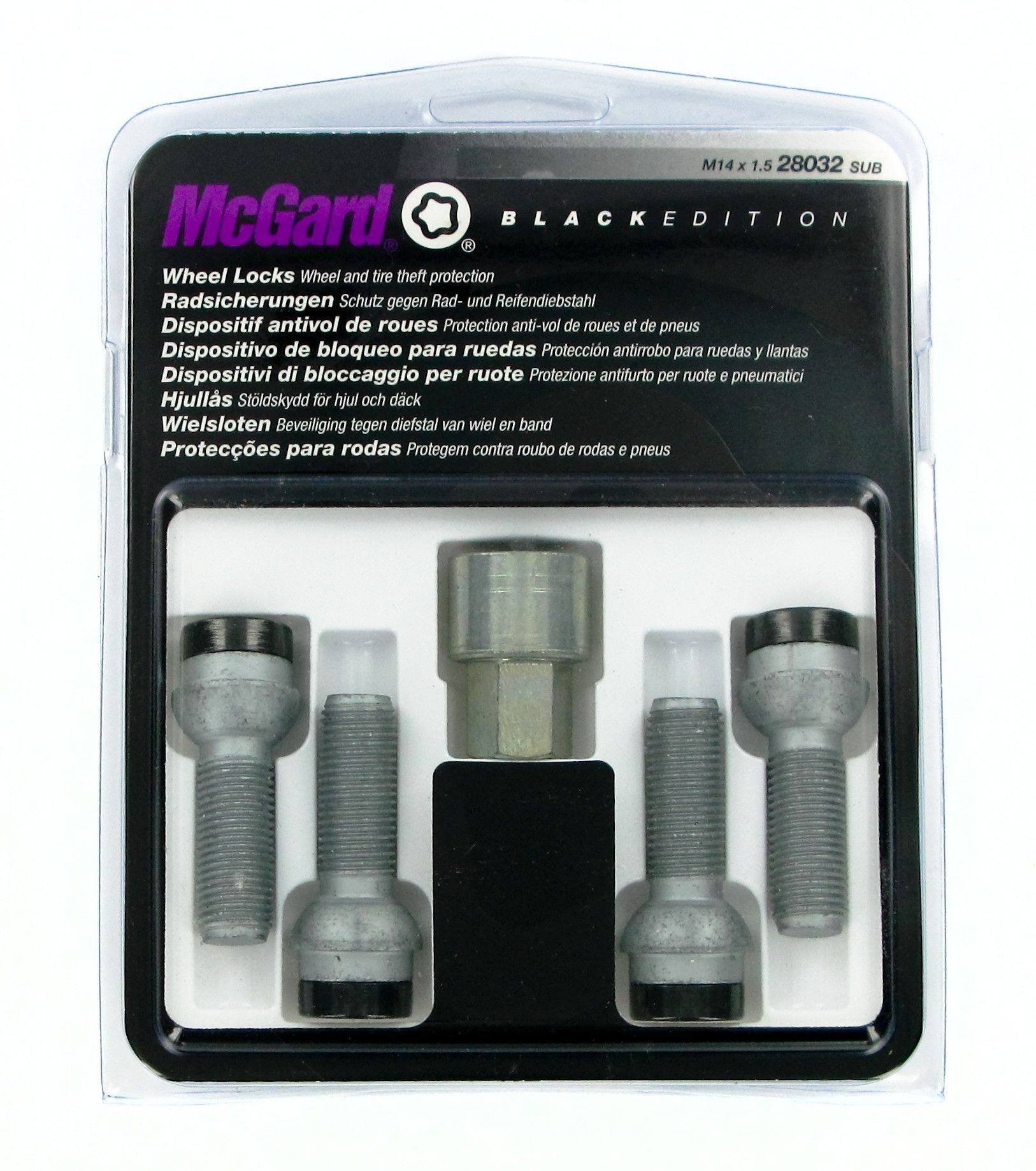 Bulloni sferici, kit 4 pz - Black Edition - E110