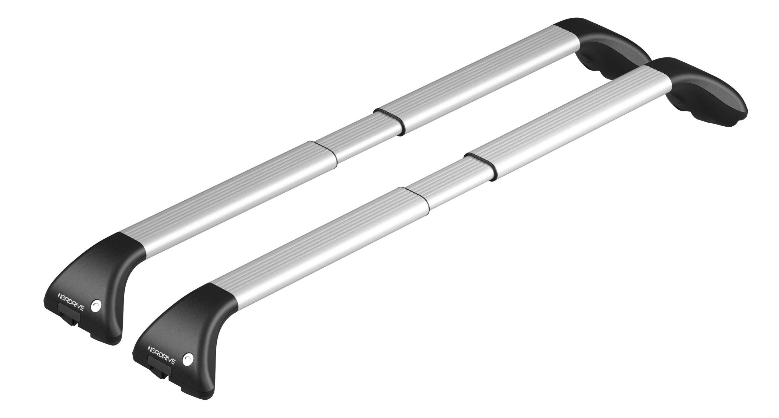Snap Alu, coppia barre portatutto telescopiche in alluminio - S - 80÷111 cm