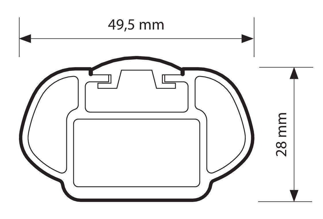 Alumia, coppia barre portatutto in alluminio - XL - 140 cm - Image 6