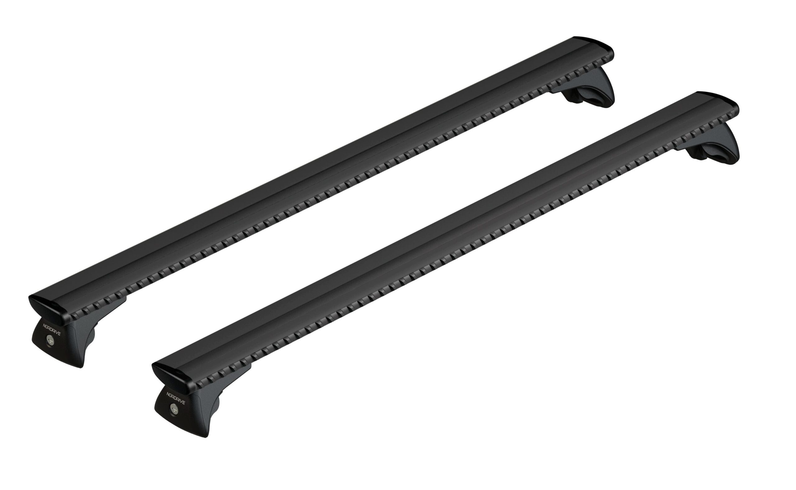 Silenzio Black In-Rail, set completo barre portatutto in alluminio - M - Evos IA