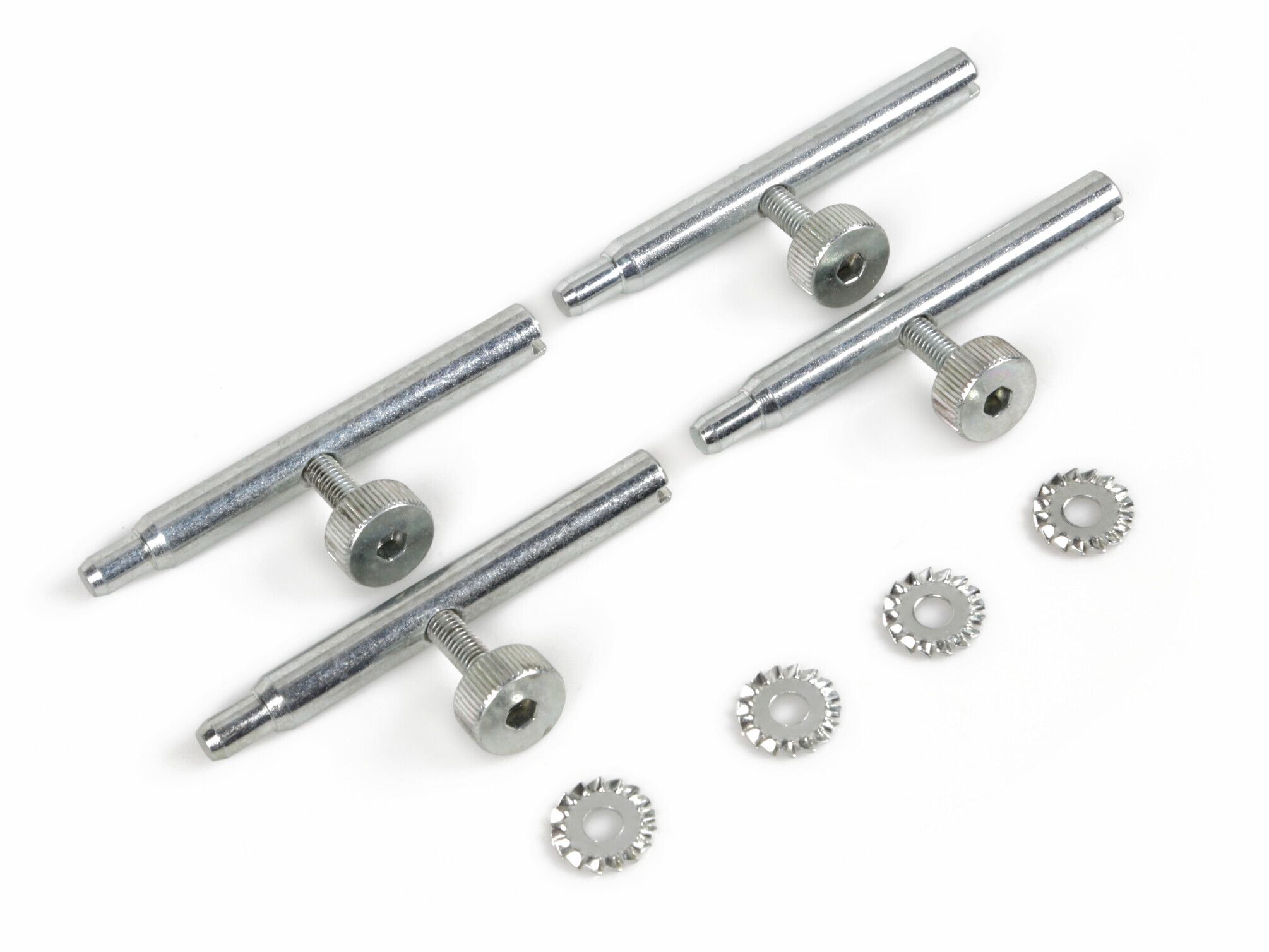 Set 4 perni, viti, rondelle di ricambio per Kit Evos (59FE053A, 81FE054A, 82FE0004)
