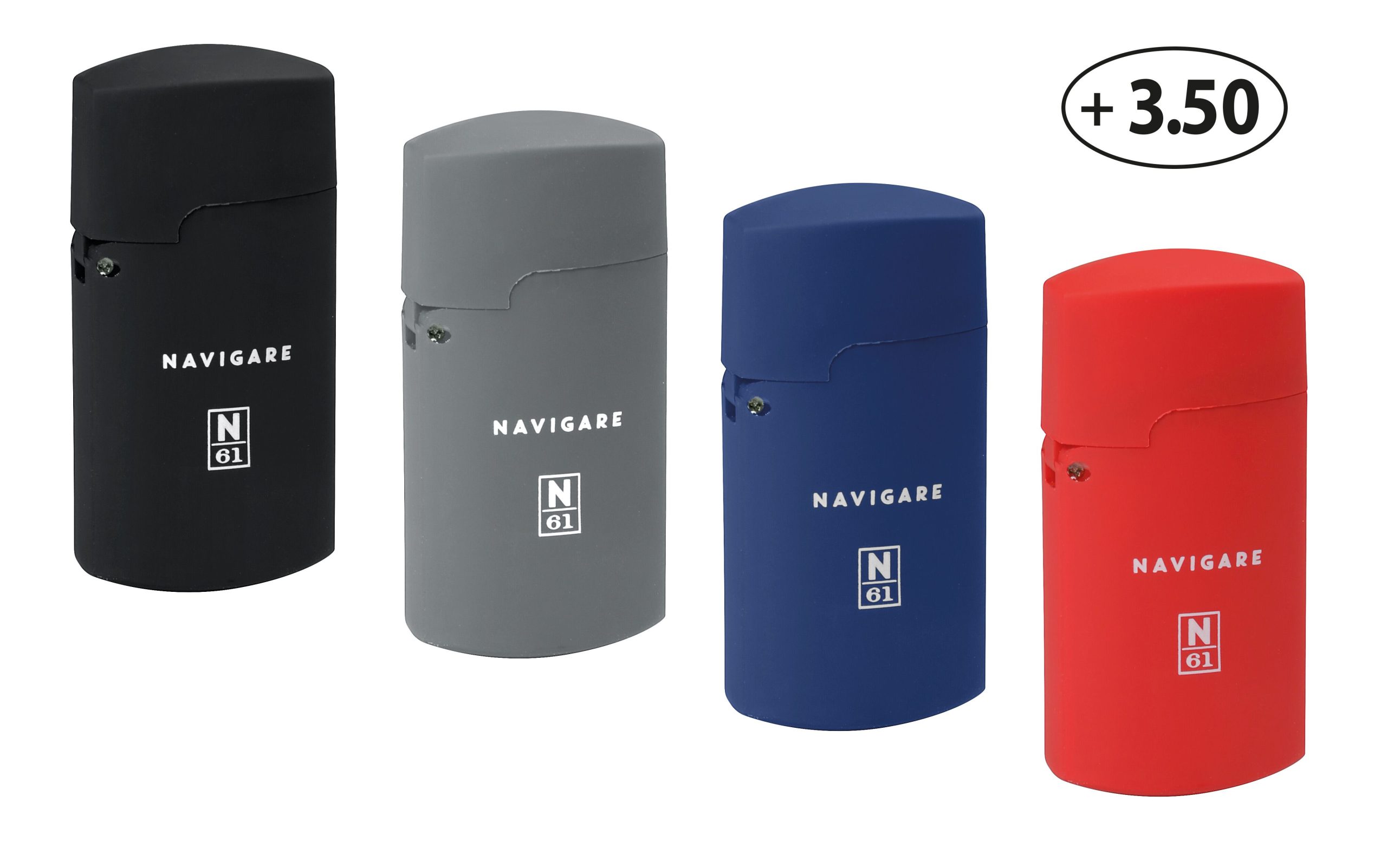 Navigare, occhiali da lettura pieghevoli, set 4 ricariche, singola gradazione - +3.5