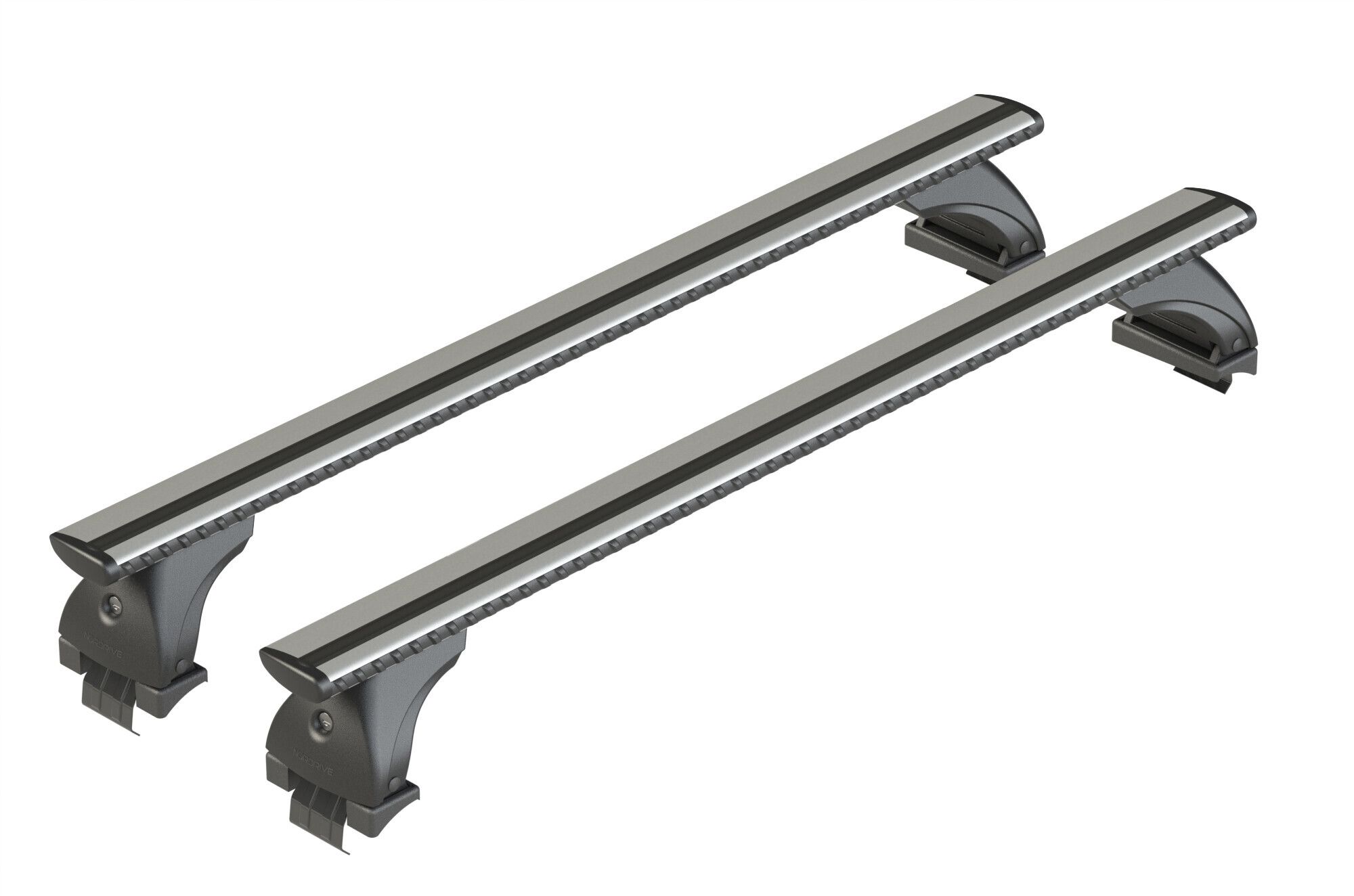 Silenzio, set completo barre portatutto in alluminio - S - Evos ST - C051