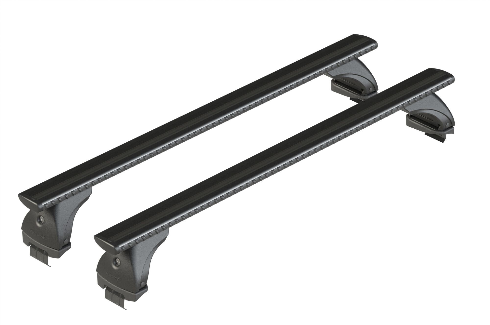 Silenzio Black, set completo barre portatutto in alluminio - M - Evos ST - C249