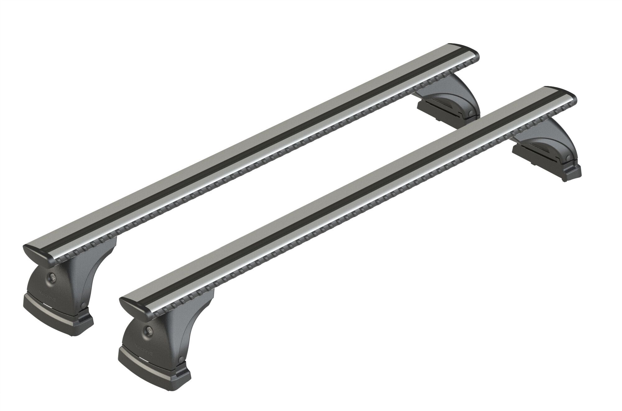 Silenzio, set completo barre portatutto in alluminio - L - Evos ST - C274