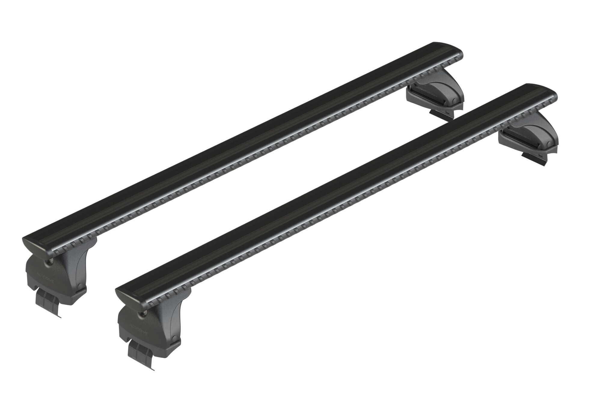 Silenzio Black, set completo barre portatutto in alluminio - L - Evos LP - C273