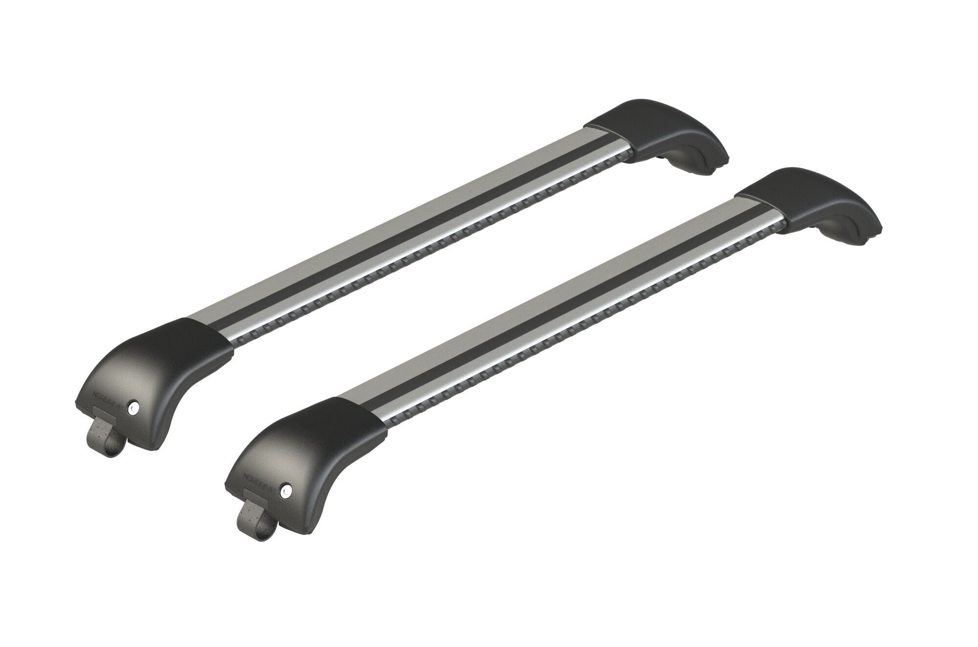 Silenzio CX, set completo barre portatutto in alluminio - 89 cm + 84 cm - Origine RL - C401