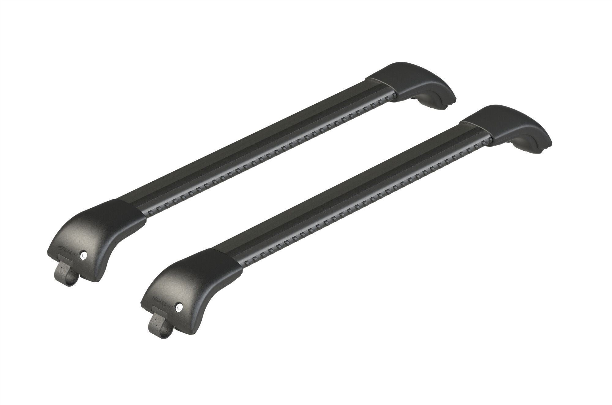 Silenzio CX Black, set completo barre portatutto in alluminio - 79 cm + 69 cm - Origine RL - C400