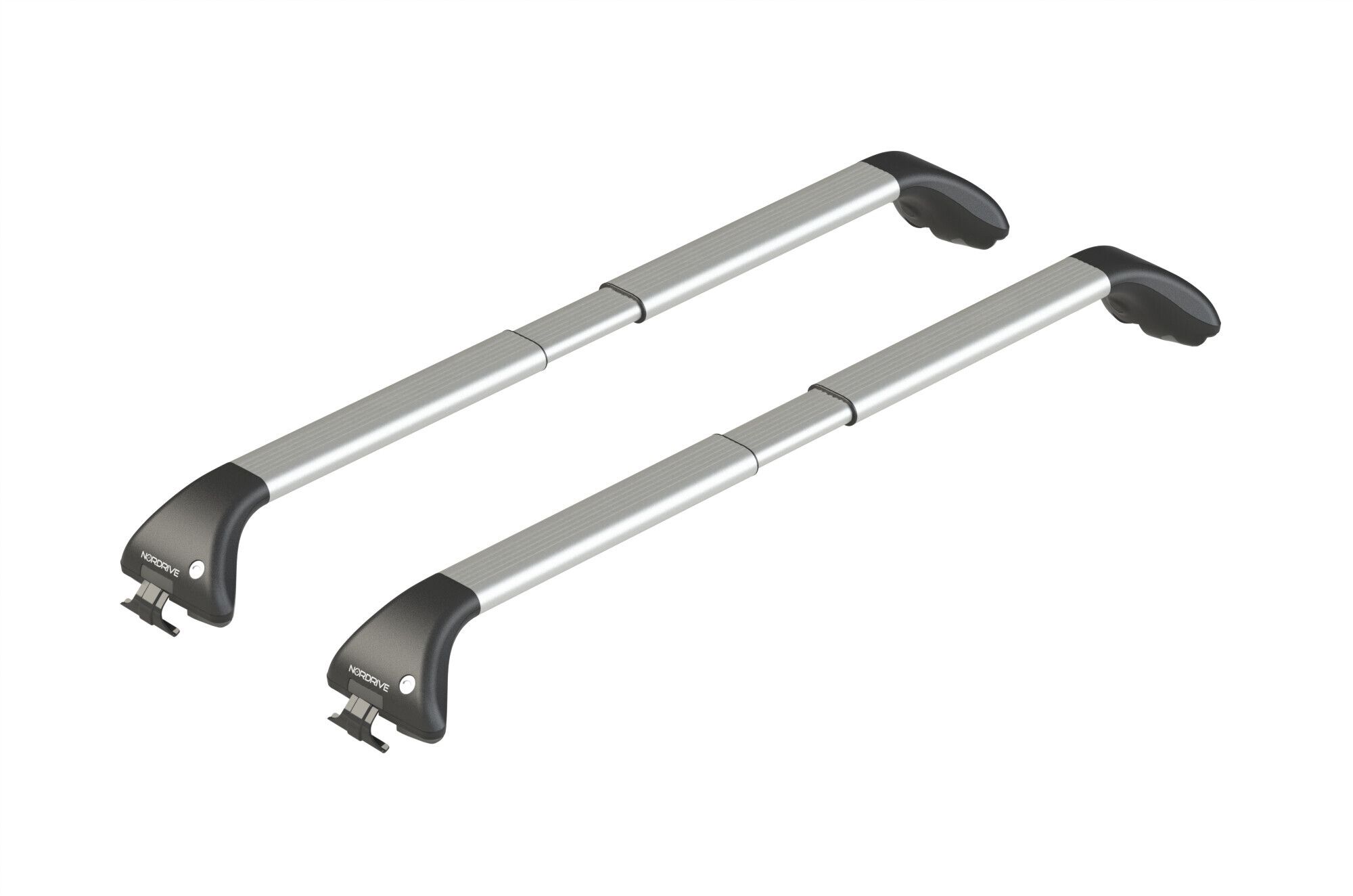 Snap Alu In-Rail, set completo barre portatutto telescopiche in alluminio - S - K8