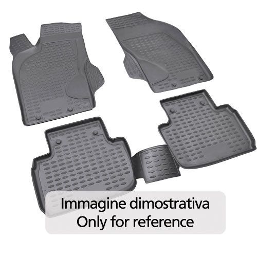 Set tappeti su misura in TPE - compatibile per Peugeot 207 3p (05/06>11/12) - Peugeot 207 5p (05/06>11/12) - Peugeot 207 cc (03/07>05/14) - Peugeot 207 Plus 3p (02/13>08/14) - Peugeot 207 Plus 5p (02