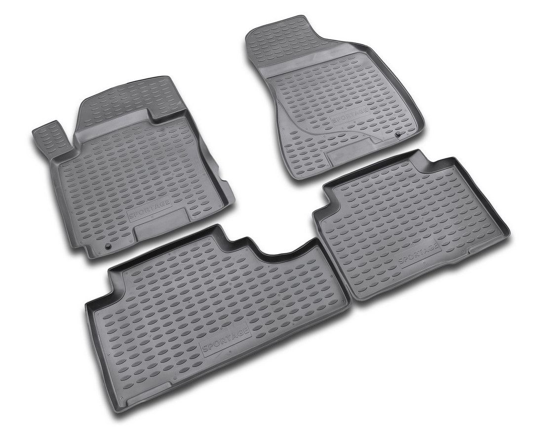 Set tappeti su misura in TPE - compatibile per Kia Sportage (11/04>08/10)
