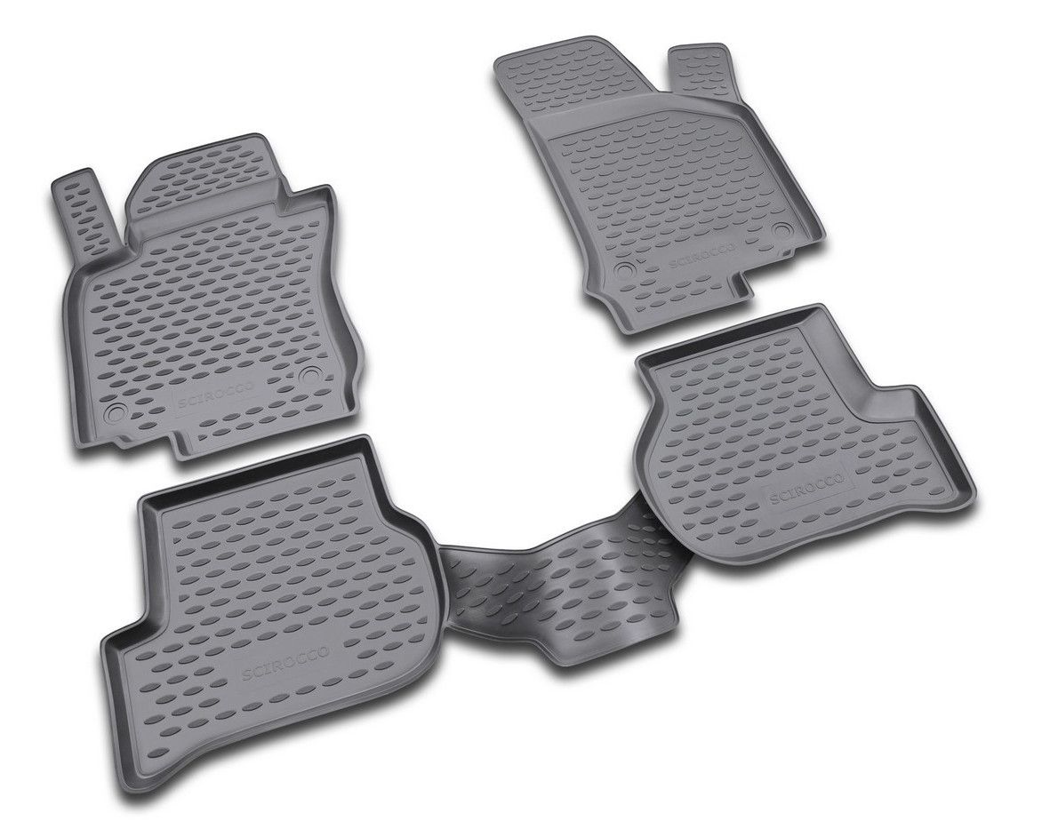 Set tappeti su misura in TPE - compatibile per Volkswagen Scirocco (10/08>09/17)
