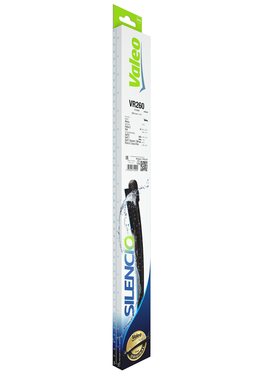 Silencio Flat Blades, spazzola tergicristallo posteriore - VR260 - 280 mm - 1 pz - Image 4