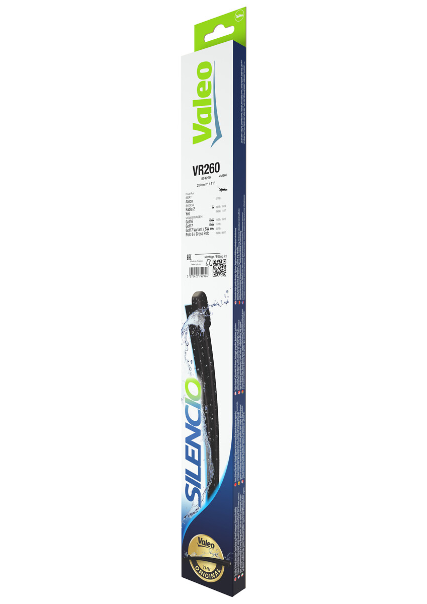 Silencio Flat Blades, spazzola tergicristallo posteriore - VR260 - 280 mm - 1 pz - Image 5