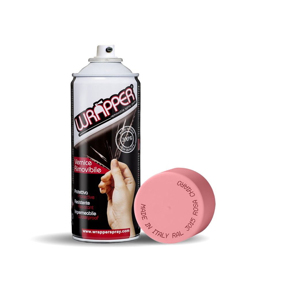 Wrapper, pellicola spray rimovibile, 400 ml - Rosa chiaro - Ral 3015