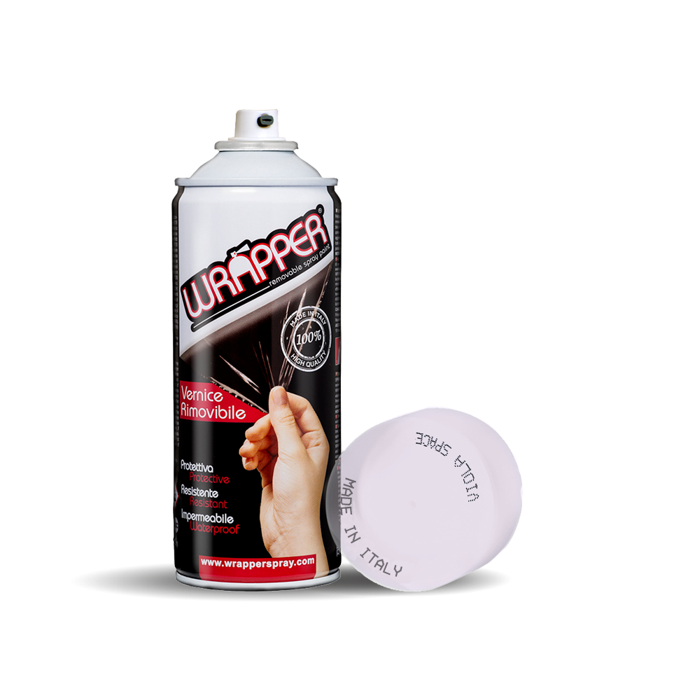 Wrapper, pellicola spray rimovibile, 400 ml - Trasparente Viola Space