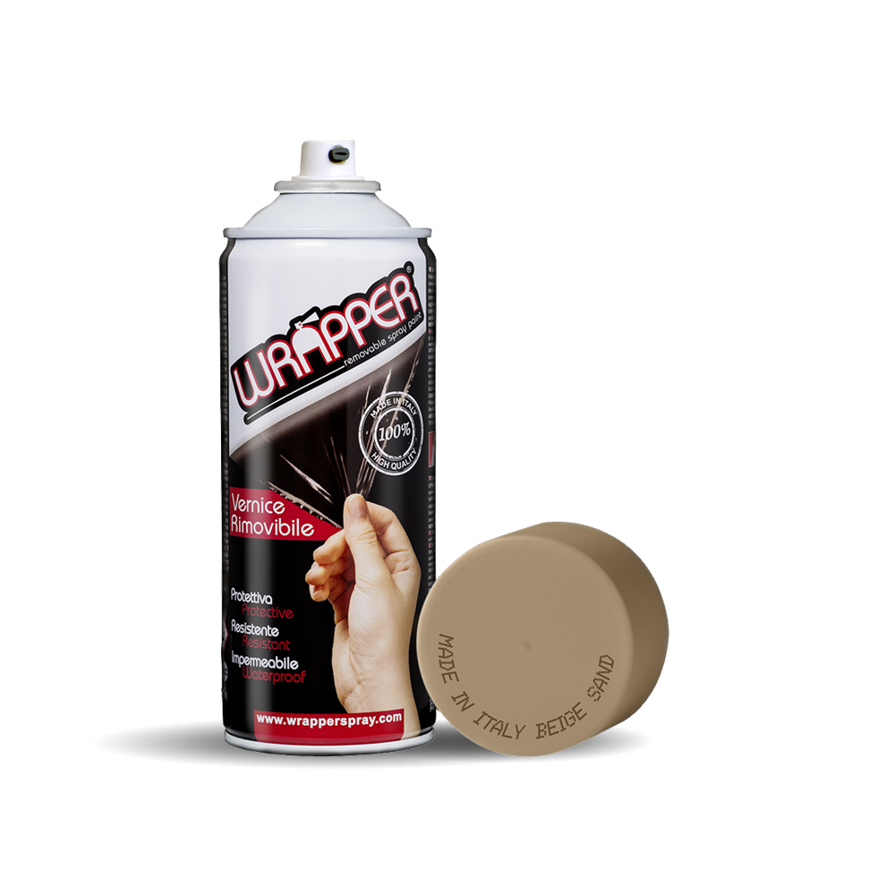 Wrapper, pellicola spray rimovibile, 400 ml - Beige sabbia