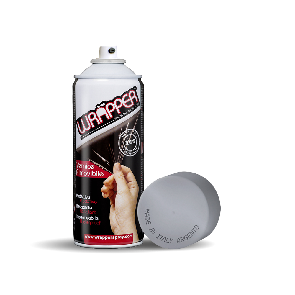 Wrapper, pellicola spray rimovibile, 400 ml - Argento