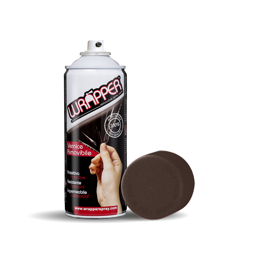 Wrapper, pellicola spray rimovibile, 400 ml - Bronzo metallizzato