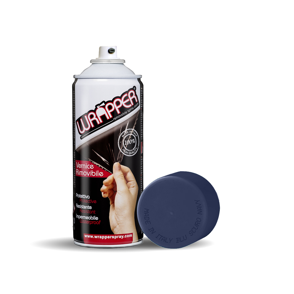 Wrapper, pellicola spray rimovibile, 400 ml - Blu scuro navy
