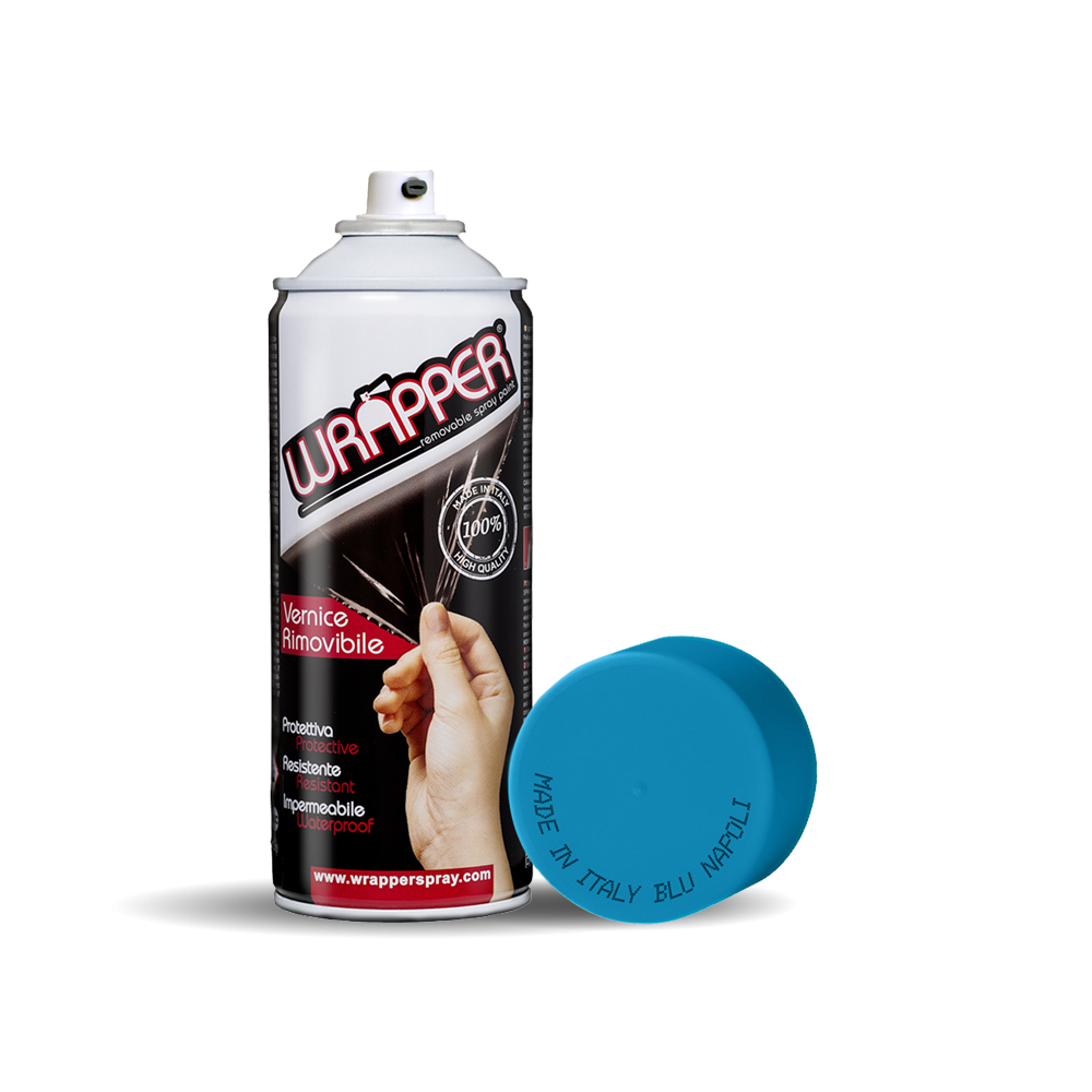 Wrapper, pellicola spray rimovibile, 400 ml - Blu Napoli - Ral C31